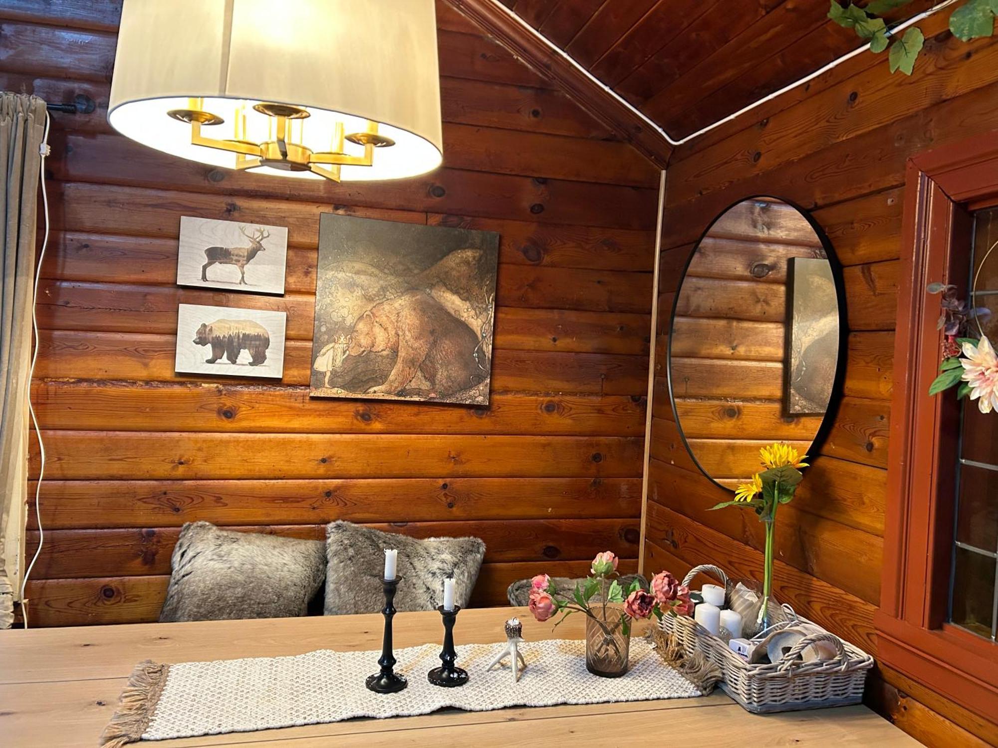 Beautiful Cabin By Mjosa. Villa Stange Kültér fotó